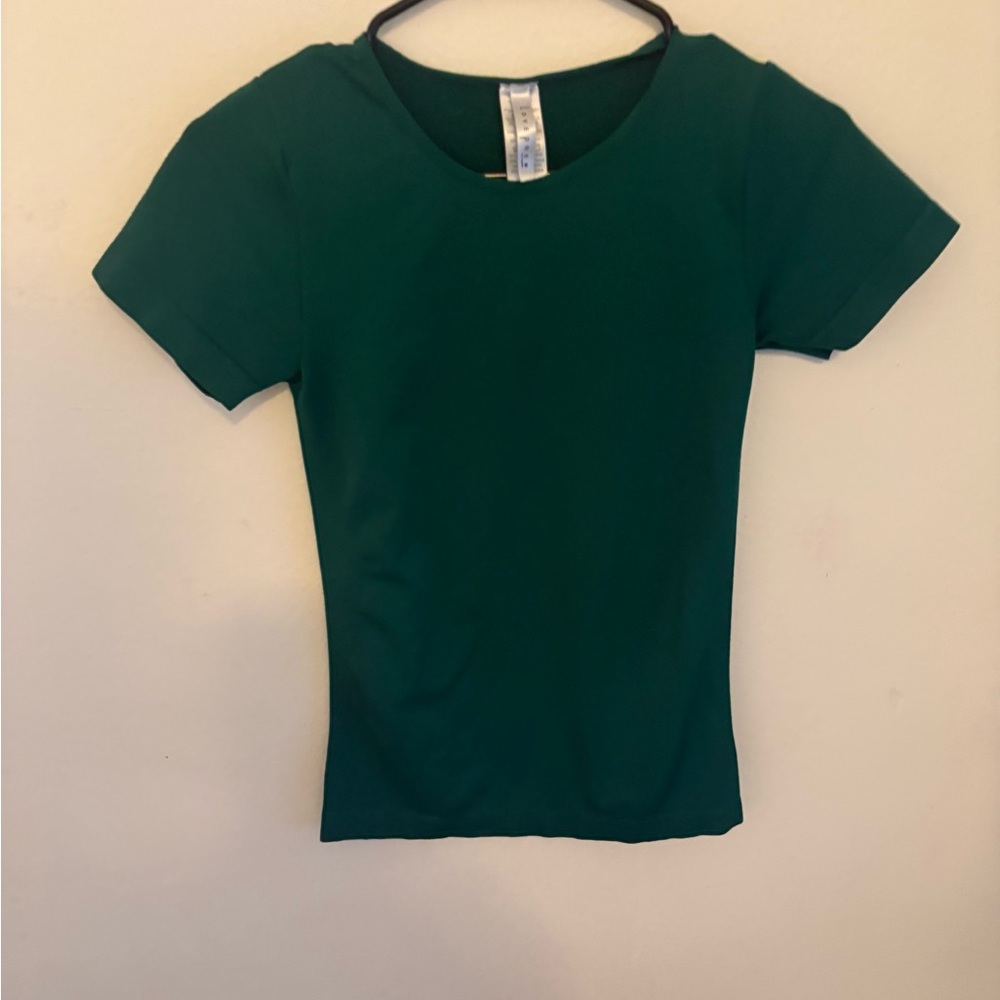 Elegant Teal Women's Short Sleeve Top